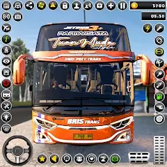 Взломанная Euro Bus Simulator - Bus Games  [МОД Unlimited Money] - полная версия apk на Андроид
