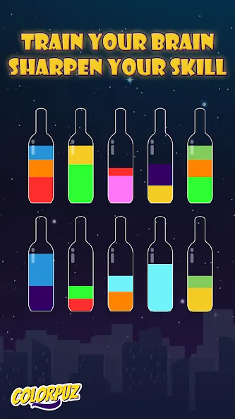 Colorpuz - Water Sort Puzzle (Колорпаз)  [МОД Бесконечные монеты] Screenshot 2