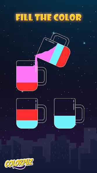 Colorpuz - Water Sort Puzzle (Колорпаз)  [МОД Бесконечные монеты] Screenshot 5