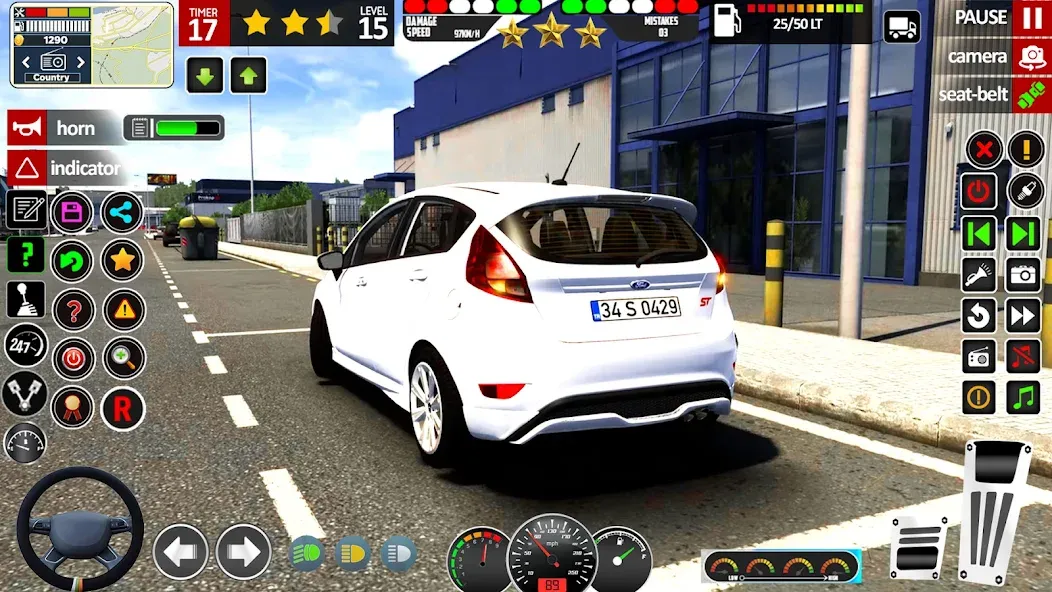 School Car Game 3d Car Driving  [МОД Unlimited Money] Screenshot 3