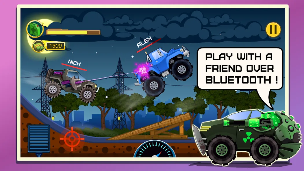 Mad Hill Racing: Bluetooth (Мад Хилл Рейсинг)  [МОД Много монет] Screenshot 1