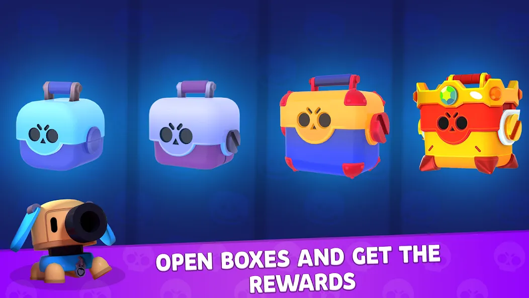 Brawl Box Stars Simulator  [МОД Много монет] Screenshot 3