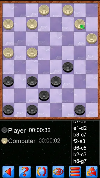 Checkers, draughts and dama  [МОД Много денег] Screenshot 1
