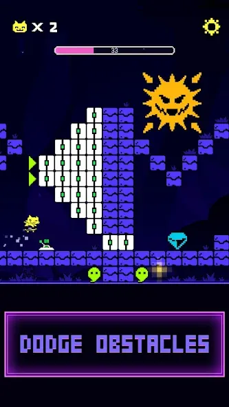Underground Race - Arcade Game (Ритм Дэш)  [МОД Бесконечные деньги] Screenshot 1