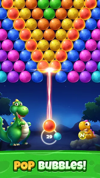 Bubble Shooter Primitive Eggs (Бабл Шутер Примитивные Яйца)  [МОД Бесконечные монеты] Screenshot 2