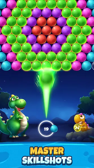 Bubble Shooter Primitive Eggs (Бабл Шутер Примитивные Яйца)  [МОД Бесконечные монеты] Screenshot 3