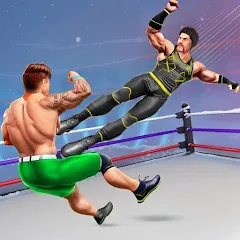 Взломанная Tag Team Wrestling Game (Таг Тим Реслинг Гейм)  [МОД Много денег] - последняя версия apk на Андроид
