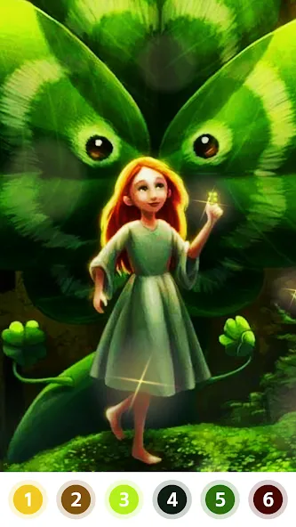 Myth & Fairy Color by Number  [МОД Unlocked] Screenshot 4