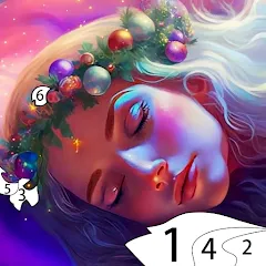 Скачать взломанную Myth & Fairy Color by Number  [МОД Unlocked] - полная версия apk на Андроид