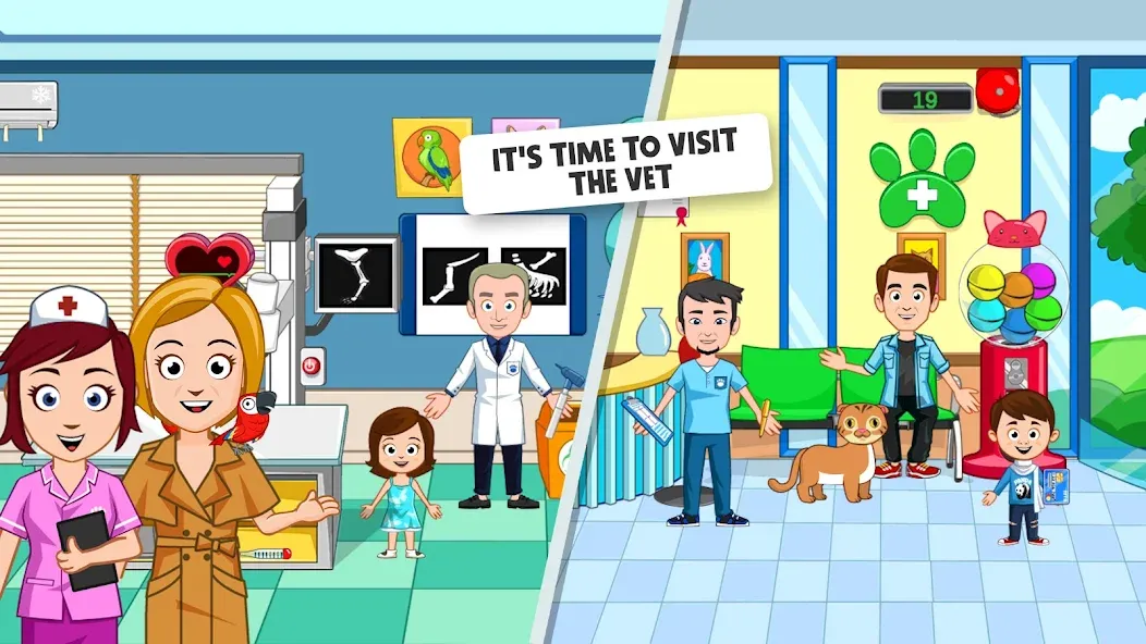 My Town: Pet games & Animals (Май Таун)  [МОД Unlocked] Screenshot 3