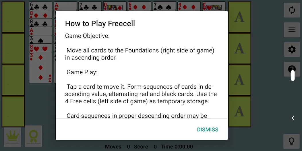 FreeCell with Leaderboards (Фрикел с таблицей лидеров)  [МОД Unlocked] Screenshot 5