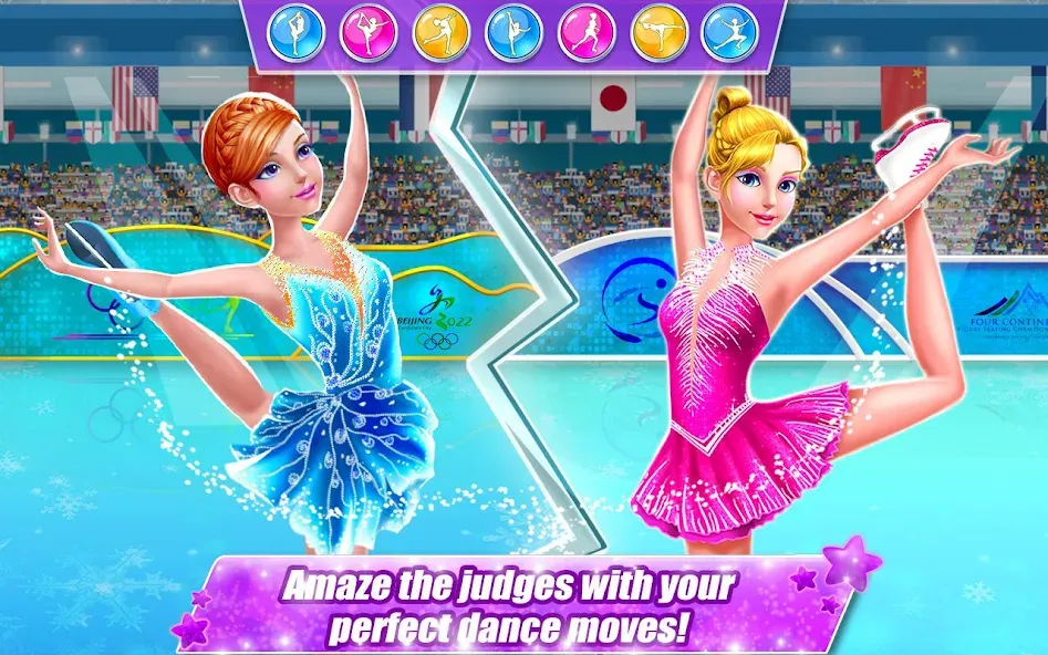 Ice Skating Superstar - Perfec  [МОД Unlimited Money] Screenshot 1