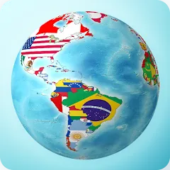 Взлом Flags On the Globe  [МОД Menu] - полная версия apk на Андроид
