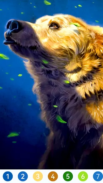 Animal Paint by Number Game (Анимал Пэйнт бай Намбер Гэйм)  [МОД Все открыто] Screenshot 1