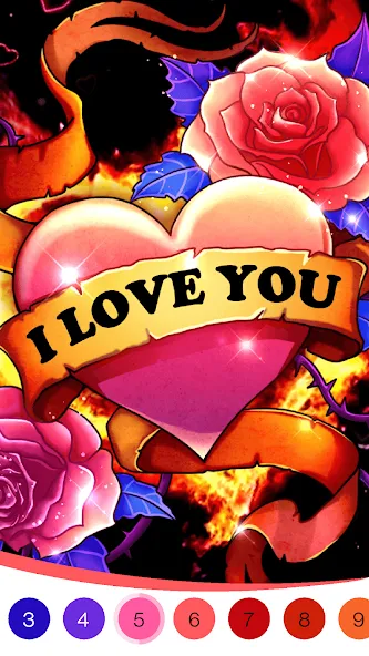 Coloring Book -Paint by Number (Малер Плюс)  [МОД Unlimited Money] Screenshot 2