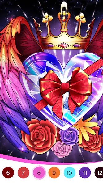 Coloring Book -Paint by Number (Малер Плюс)  [МОД Unlimited Money] Screenshot 3