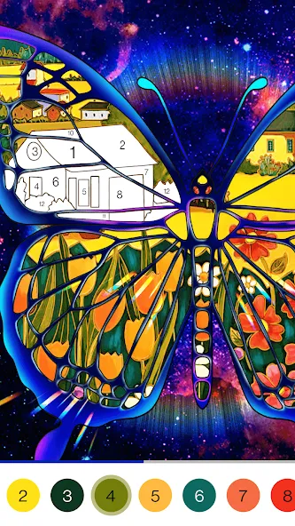 Coloring Book -Paint by Number (Малер Плюс)  [МОД Unlimited Money] Screenshot 4