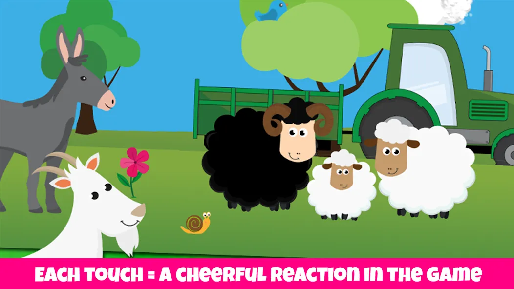 Farm animals game for babies  [МОД Бесконечные деньги] Screenshot 1