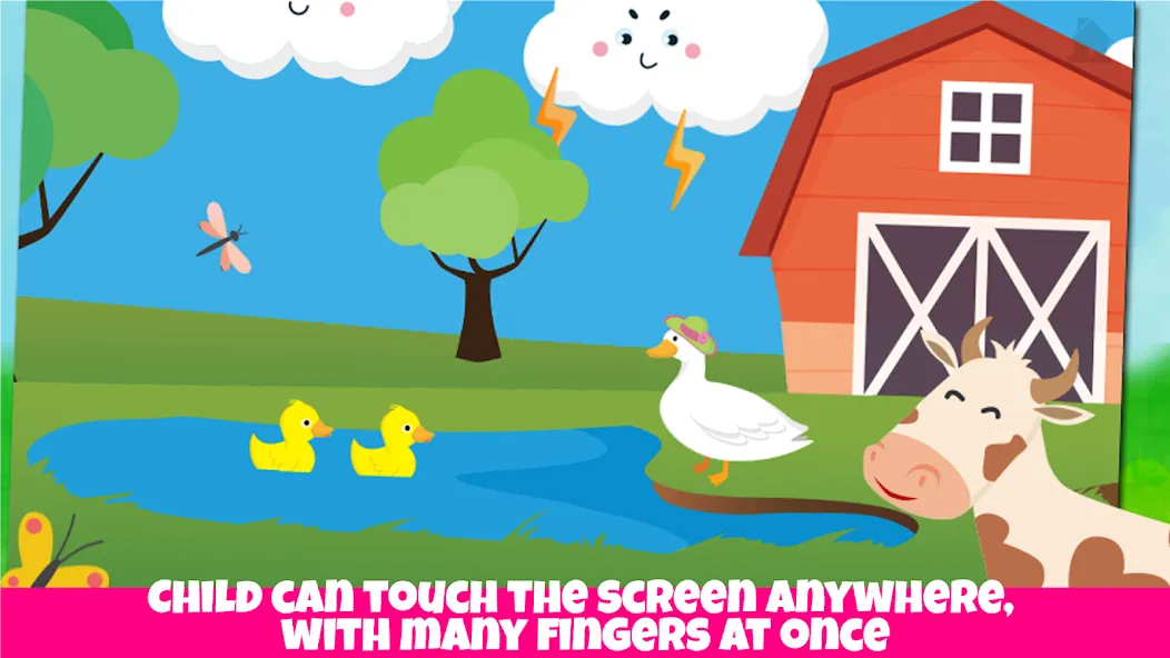Farm animals game for babies  [МОД Бесконечные деньги] Screenshot 2