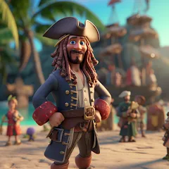 Взлом Pirate Polygon Caribbean Sea (Пиратская Полигон Карибское море)  [МОД Бесконечные монеты] - последняя версия apk на Андроид