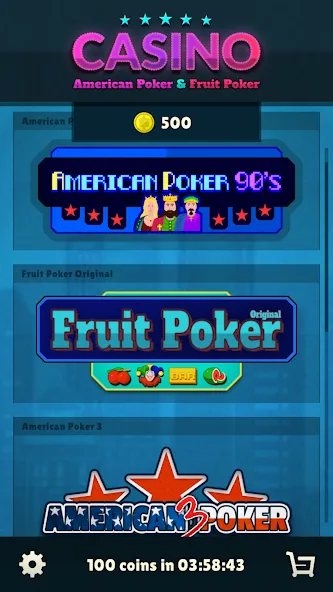 American Poker 90's Casino  [МОД Mega Pack] Screenshot 1