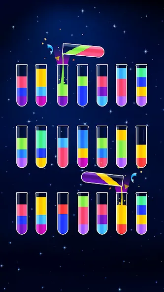 Water Sort Puzzle - Color Game (Уотер Сорт Пазл)  [МОД Меню] Screenshot 3