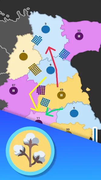 Territory games: tactics war (Тактикс ио)  [МОД Menu] Screenshot 4