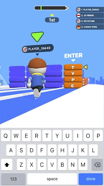 Type Sprint: Typing Games (Тайп Спринт)  [МОД Menu] Screenshot 3