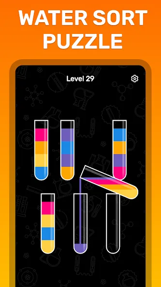 Water Sort Puzzle Color Game  [МОД Mega Pack] Screenshot 3