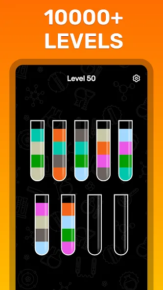 Water Sort Puzzle Color Game  [МОД Mega Pack] Screenshot 5
