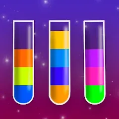 Взломанная Water Sort Puzzle Color Game  [МОД Mega Pack] - последняя версия apk на Андроид