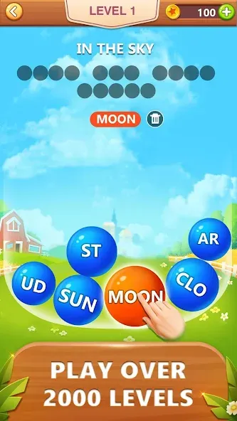 Word Bubble Puzzle - Word Game  [МОД Mega Pack] Screenshot 1